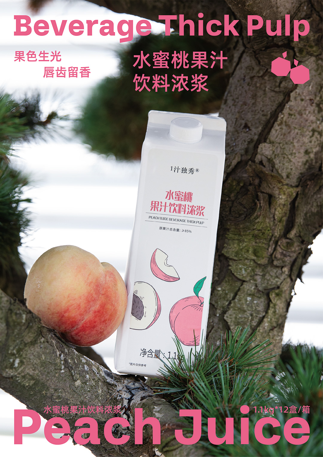 水蜜桃果汁饮料浓浆产品海报.jpg
